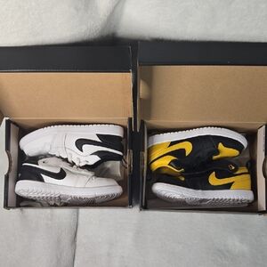 Nike Kids Sneakers - Black/White & Black/Yellow Duo